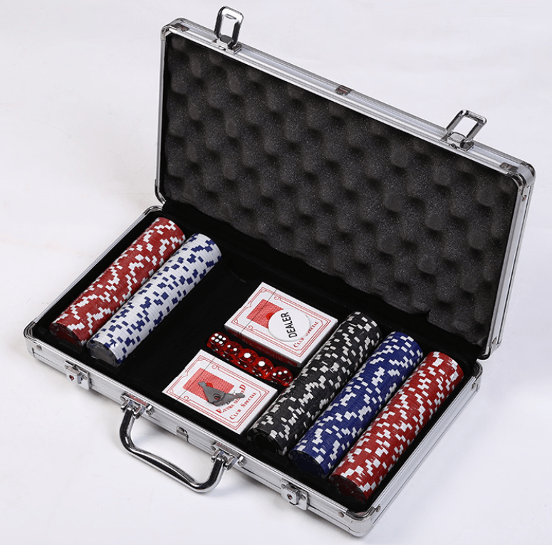 High quality wholesale portable hot selling aluminum 1000 poker chip case